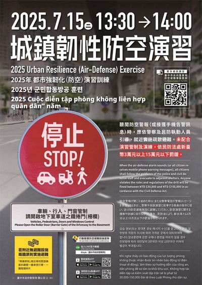 城鎮韌性防空演習
