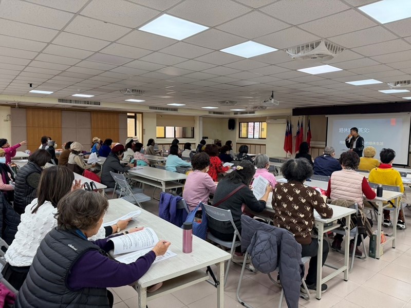 志工英文課程上課情形