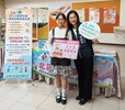 與學生宣導合影